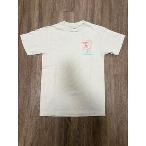 Re:SET Concert Series Music Festival Graphic T-Shirt Mens Small Cream Cotton‎